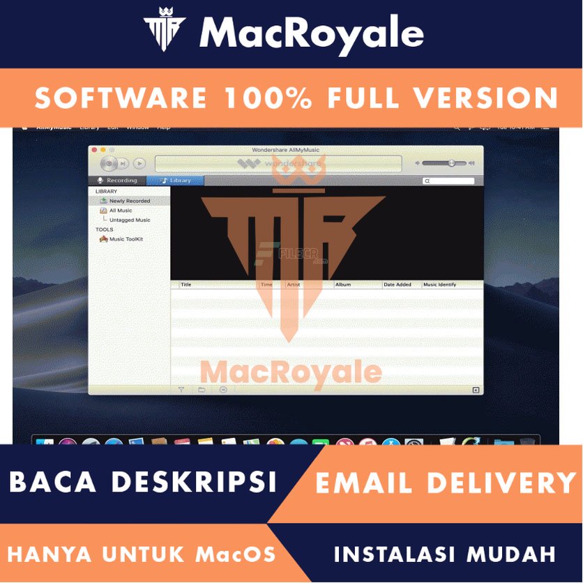 [MacOS] Wondershare AllMyMusic Full Version Lifetime Full Garansi