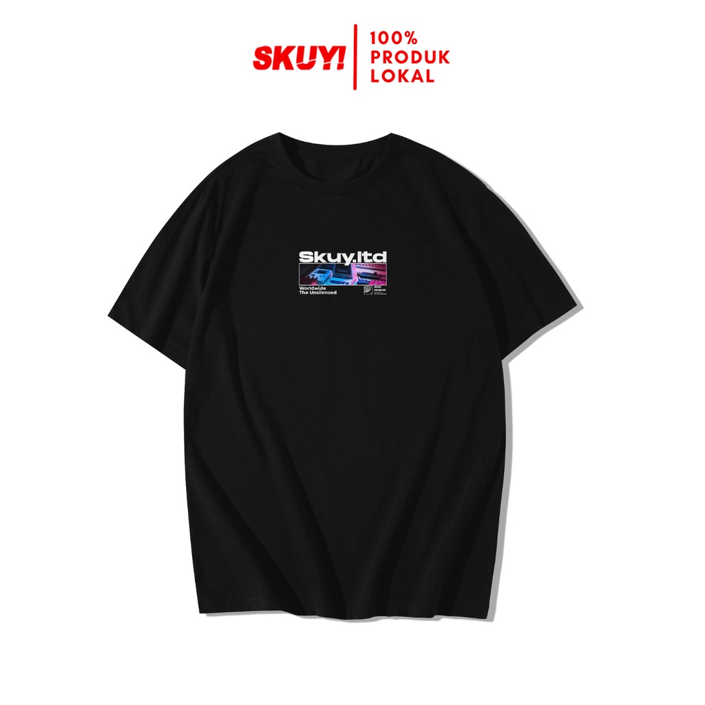 Kaos Skuy Dewasa Hitam Unisex | More Problem SKY125