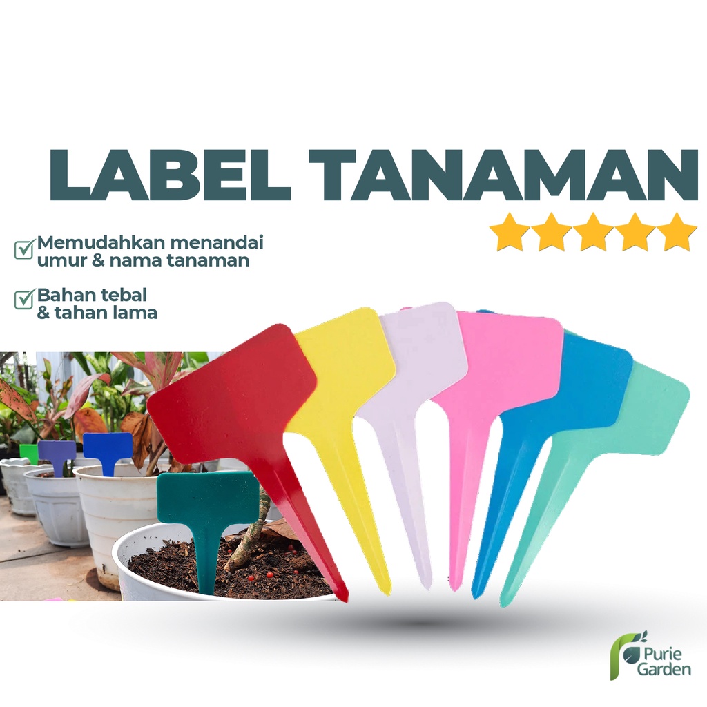 Label Tanaman Penanda Tanaman Name Tag Tanaman PG SBY