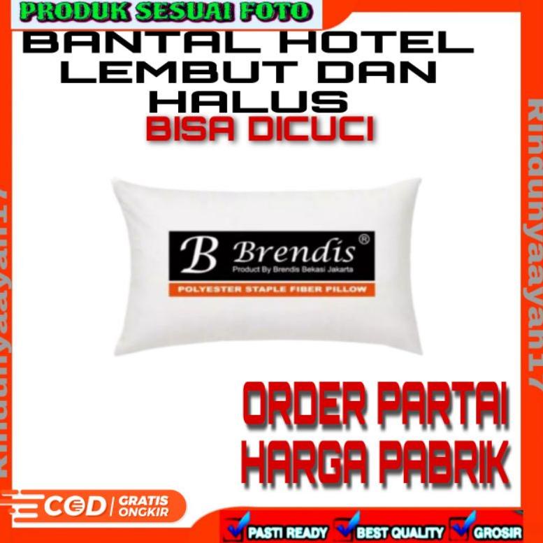 8.8 [100%ORIGINAL]BANTAL/GULING HOTEL BRENDIS EMPUK LEMBUT ISI(1 pcs) Bantal hotel