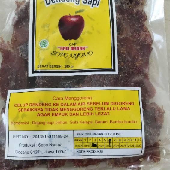 

☈ Dendeng Sapi cap APEL MERAH 200 gr ☊