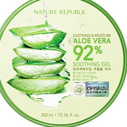 ☺ [COD] NATURE REPUBLIC Aloe Vera 92% Soothing Gel - 300ml ►