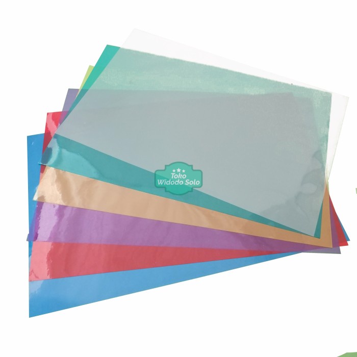 

NEW SALE !!! Mika Jilid Folio Warna Warni Cover Sampul Ecer 1 Lembar - Merah