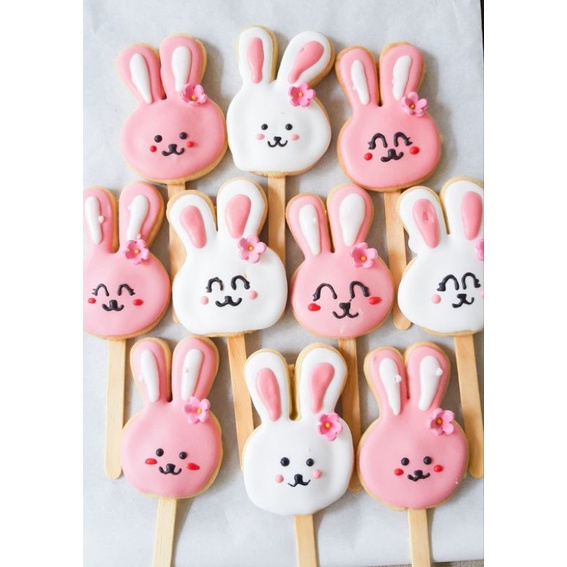 

cookies karakter kelinci ladybug es krim rainbow