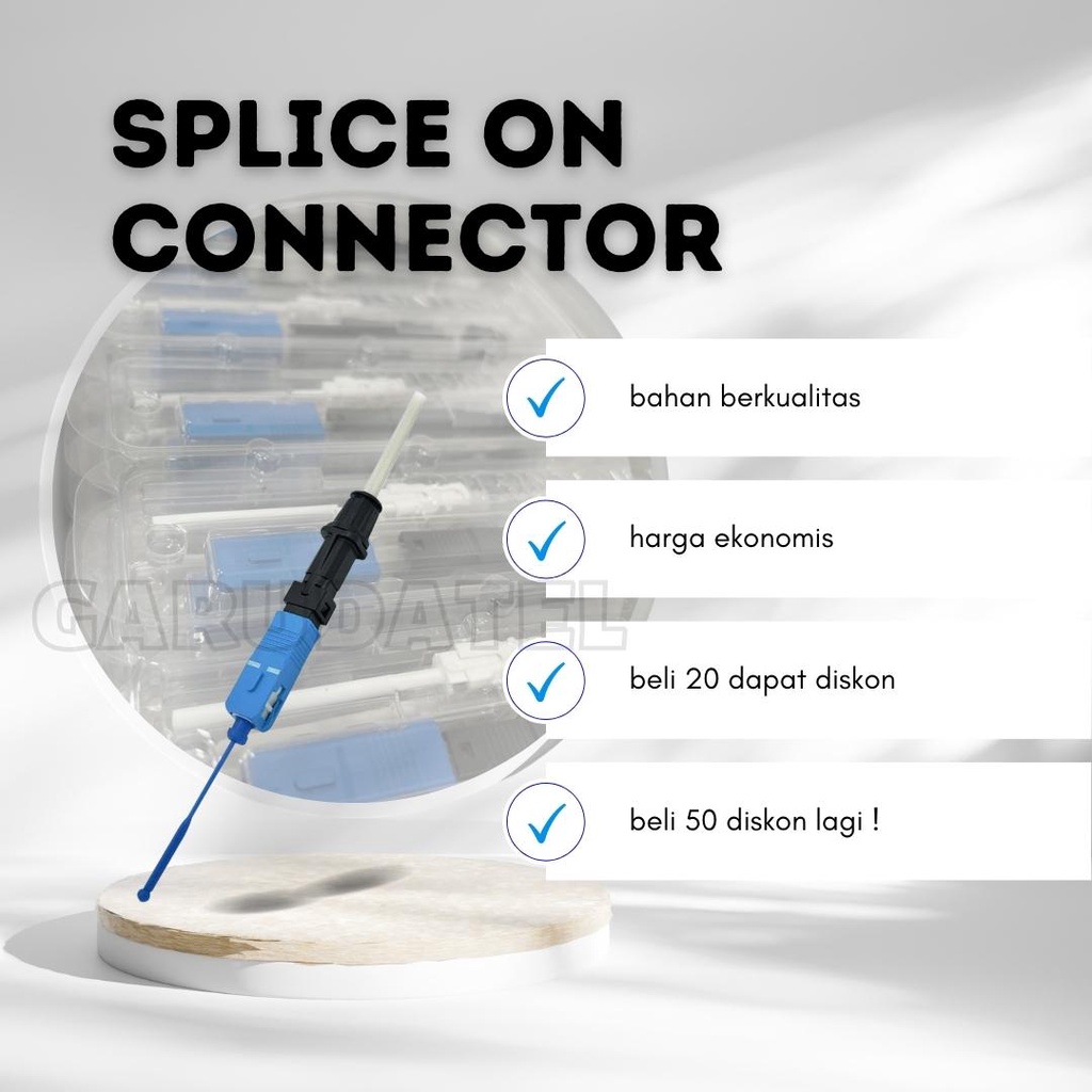 SOC Splice On Connector Fiber Optik