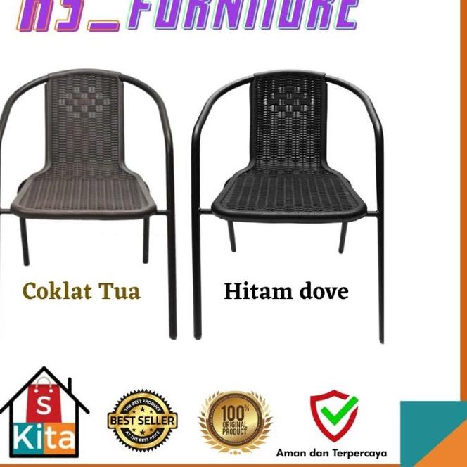 ⅍ Kursi Teras/Kursi Ruang Tamu/Kursi Besi/Kursi Anyaman/Kursi Outdoor,Indoor/Kursi Taman ✸