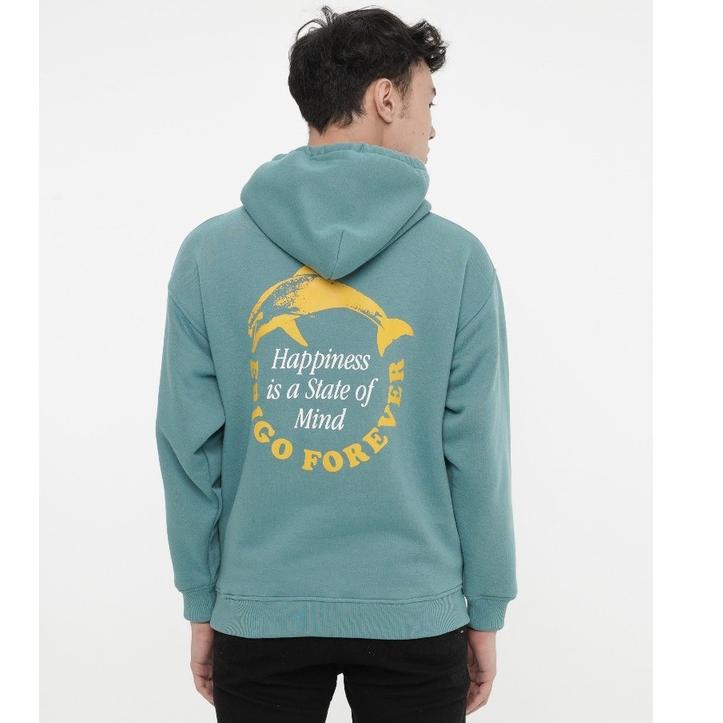 BEST SELLER Erigo Hoodie Hapiness Teal Green