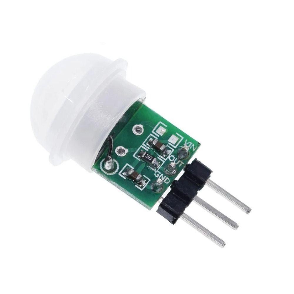 Agustinina Motion Human Sensor Mini DC 2.7 Ke 12V Infrared PIR Detector Module Detektor Otomatis PIR Module