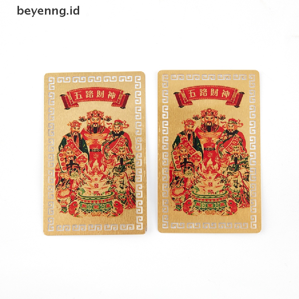 Beyen Kartu Amulet Untuk Kekayaan Feng Shui Keberuntungan Fortune Card Bawa Keberuntungan Home Decor ID