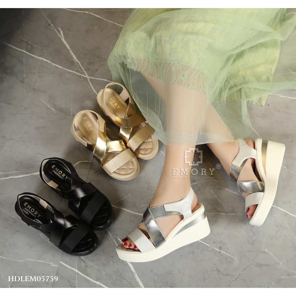 SV - EMORY Shary Sepatu Wedges Wanita HDLEMO5759