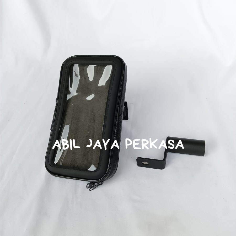 PAKET BRACKET BREKET LAMPU SPION SAMPING DAN HOLDER HP WATERPROOF