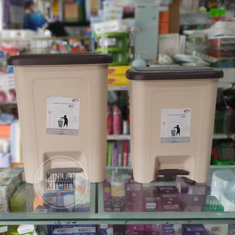 Tempat Sampah Injak 20L - Lovenia