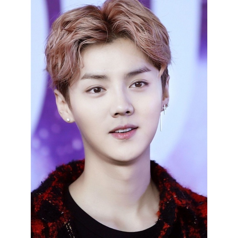 Anting Luhan Gaya Yang Sama Salib Trendi Pria Wanita Cantik Anting Korea Unik Kreatif Anting Baja Titanium