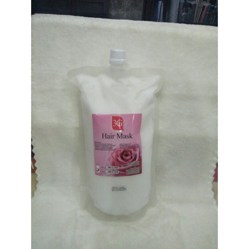 3G Hair Mask 1000ml Refill Packing / Masker Rambut 3G