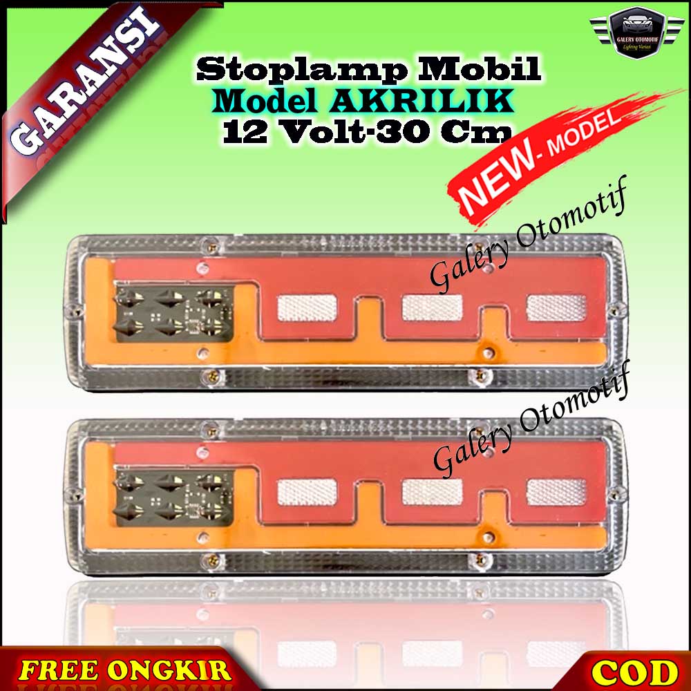 Lampu Variasi Rem Belakang Stop Stoplamp Lamp LED Model Akrilik Mobil Pik up Pickup L300 New Carry G