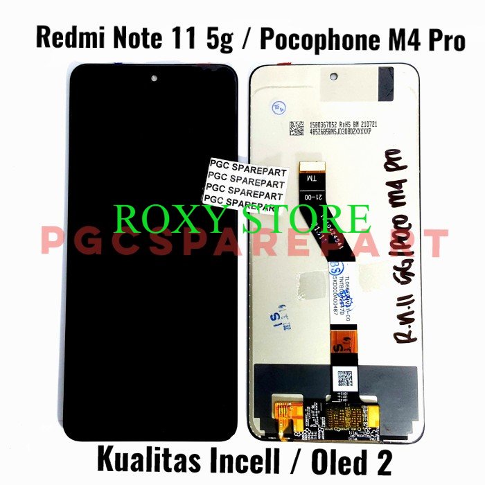 LCD Touchscreen Kontras Bagus Oled 2 Incell - Xiaomi Redmi Note 11 5g - Original