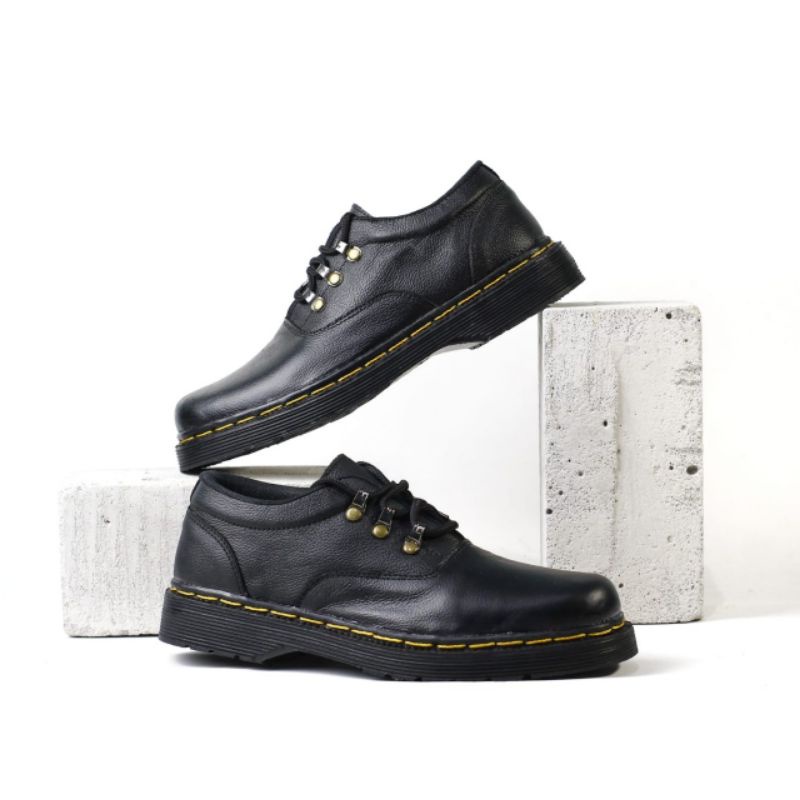 WOLF FURY - Sepatu Pantofel Formal Docmart Low Boots Kerja Pria Oxford