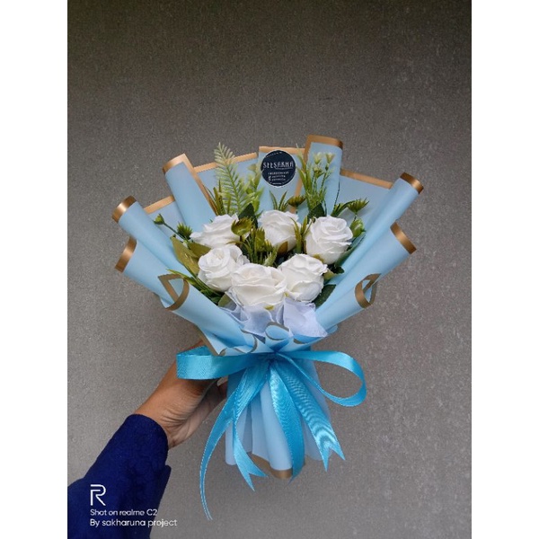 bucket bunga murah/bucket bunga palsu/bucket bunga artificial/bucket bunga wisuda/bucket bunga ultah