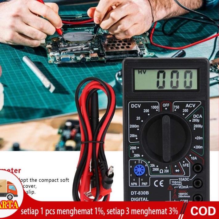 ♘ Multitester Avometer avo digital buzzer DT830B DT830G ❉