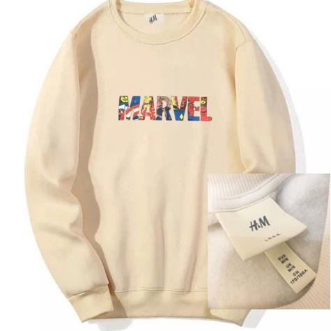 LANGSUNG ORDER Sweater Crewneck Pria Marvel h&M / Jaket Hoodie Nasa Marvel Original Usa newyork