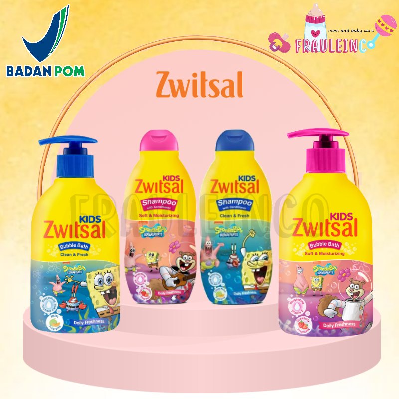 *FRAULEINCO* Zwitsal Kids SpongeBob Bubble Bath