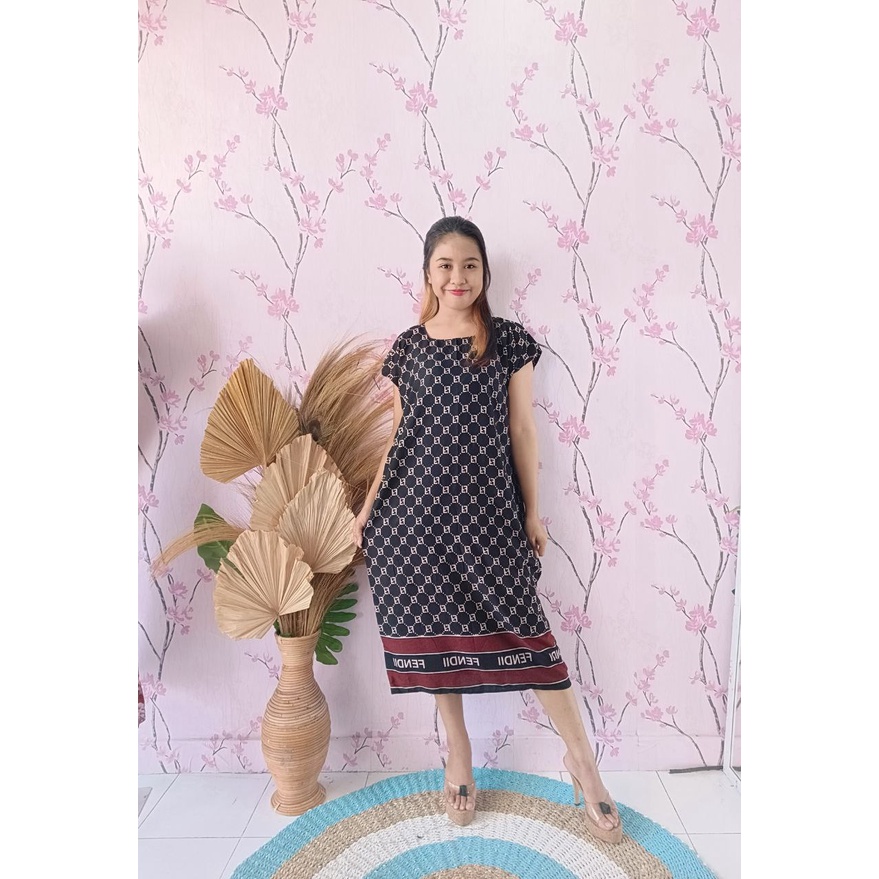 Daster Tie dye Jumbo Panjang Bambu / Daster XXL Jumbo Murah / Daster Bali Tie dye Jumbo