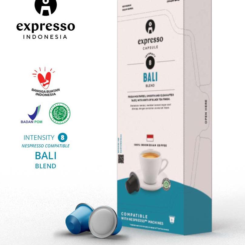 

✷ Expresso Indonesia - Reguler Capsule - Nespresso Compatible - Bali Blend ☉