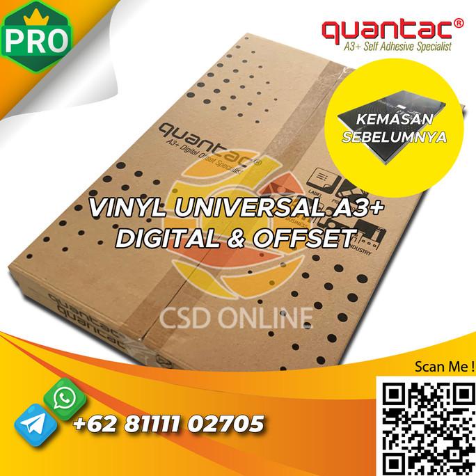 

QUANTAC UNIVERSAL Sticker Vinyl Stiker Label Digital Print A3+ INSTANT