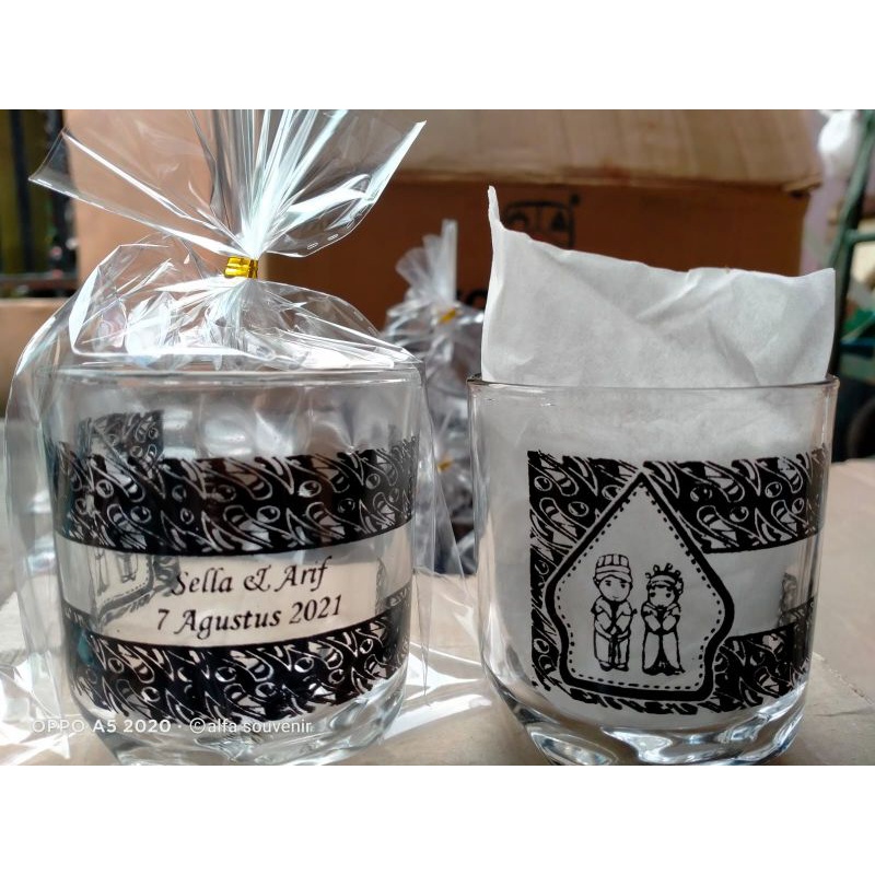 souvenir gelas psp/souvenir gelas kopi/souvenir gelas unik/souvenir gelas kotak/souvenir gelas weddi