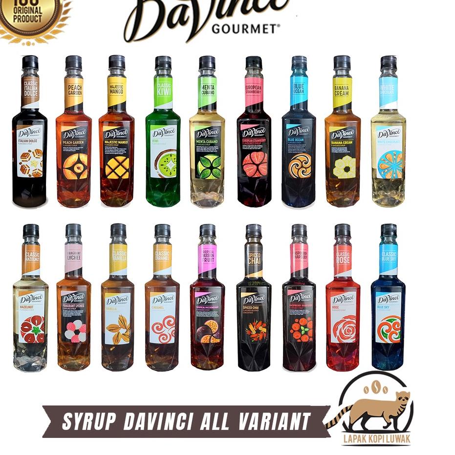 

➼ Davinci syrup all Variant - Sirup Davinci Hazelnut, Vanilla, Caramel, Lychee, Menta Cubano ➥