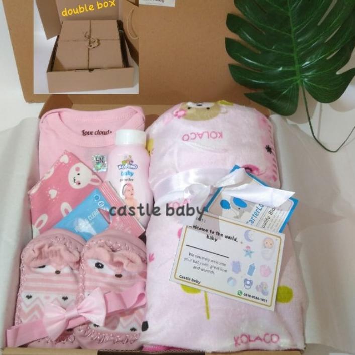 ۞ HAMPERS BABY NEW BORN 3 in 1 and  baby new born 7 in 1 |FREE DOUBLE BOX| 0-12 month ◌