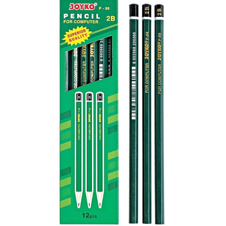 

N28 12 PCS PENSIL 2B JOYKO [SELUSIN] BARU SPESIAL COD12