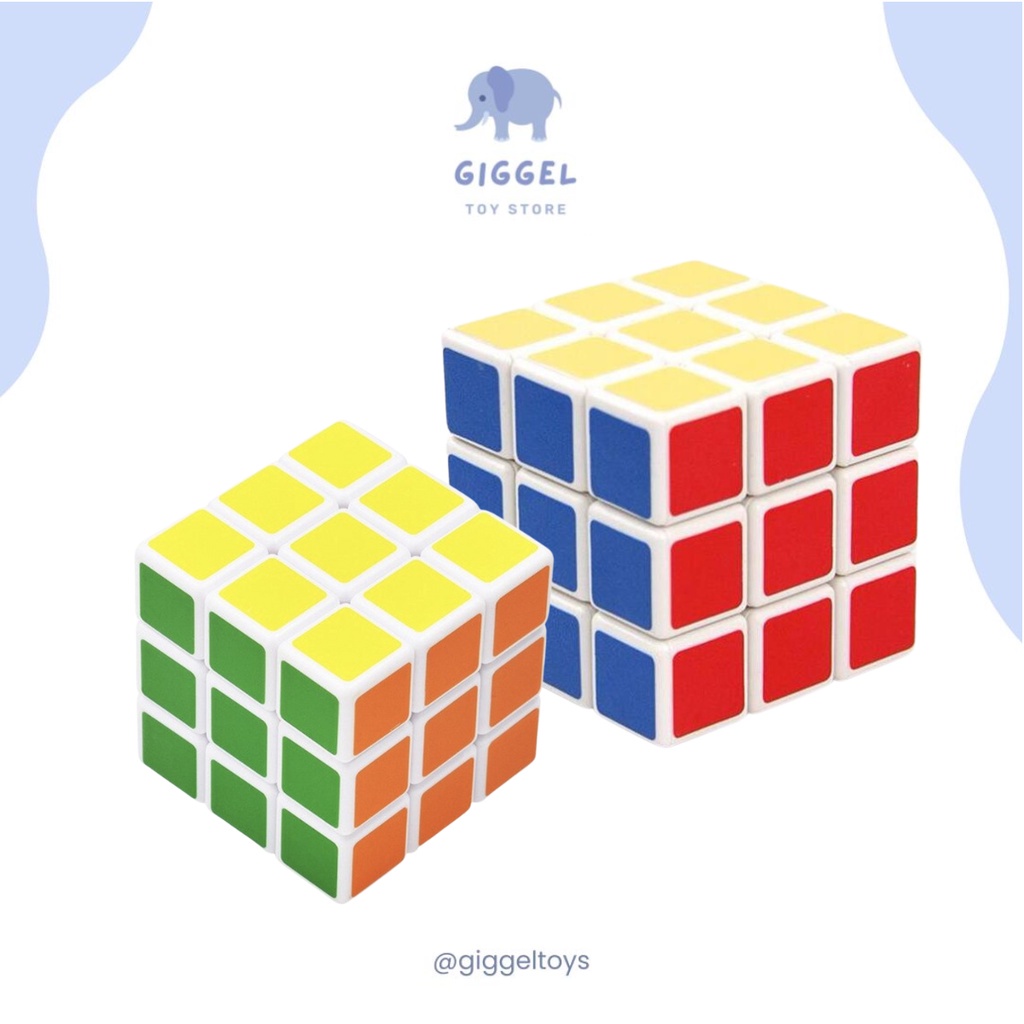 [ Giggel ] Mainan Rubik 3x3 / Magic Cube 3x3x3 / Mainan Montessori Anak Rubik 3x3 Speed Cube