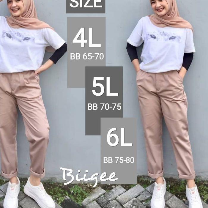 ♣ JUMBO BAGGY PANTS PREMIUM AMERICAN DRIL BIG SIZE 4L 5L 6L//CELANA KERJA JUMBO//BB 65-80kg //OGOS-B