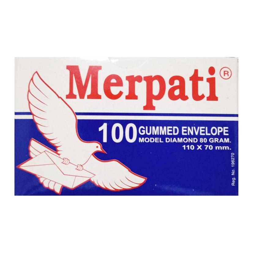 

N27 AMPLOP MERPATI VISIT MINI 80GR ISI 100 LBR KIKI / AMPLOP PUTIH TREND KEKINIAN ゖ゚