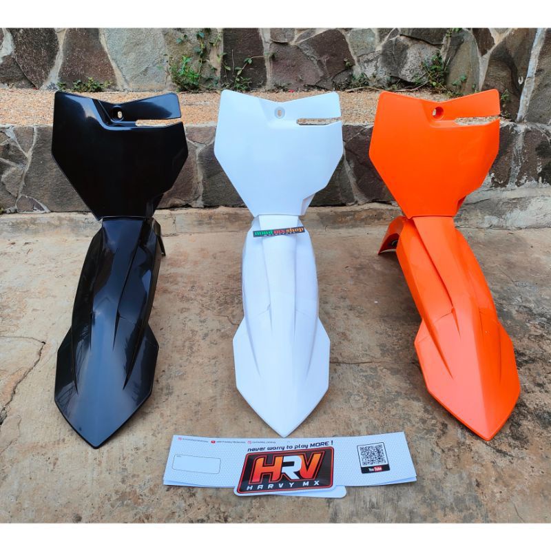 paket spakbor depan ktm 85 new dan cover nomer ktm 85 new