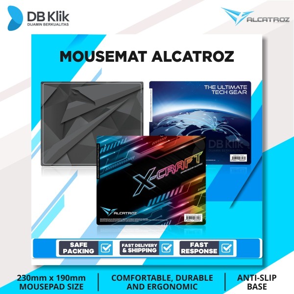 Mousepad ALCATROZ 230mm x 190mm - Alcatroz Mousemat