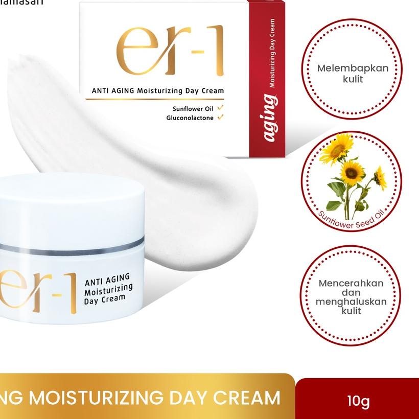 ➤ er-1 Anti Aging Moisturizing Day Cream – Krim Pagi Pelembab Anti Aging - by dr. Erna Purnamasari ❀