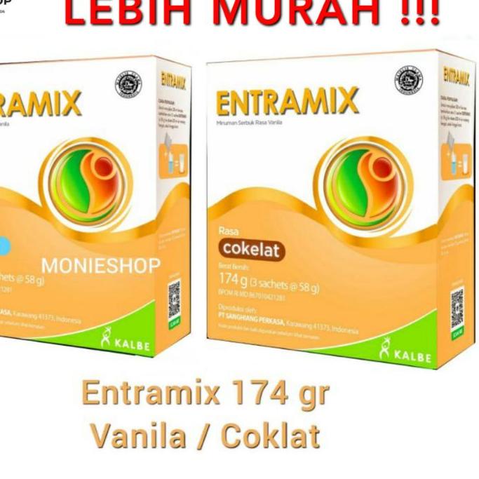 

➳ Susu Entramix Vanila coklat 174gr/ Susu Entramix ™