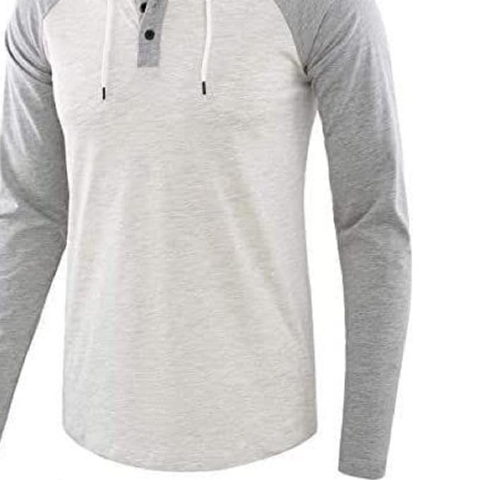 ֍ kaos pria original lengan panjang bertopi kaos hoodie lengan panjang ➩