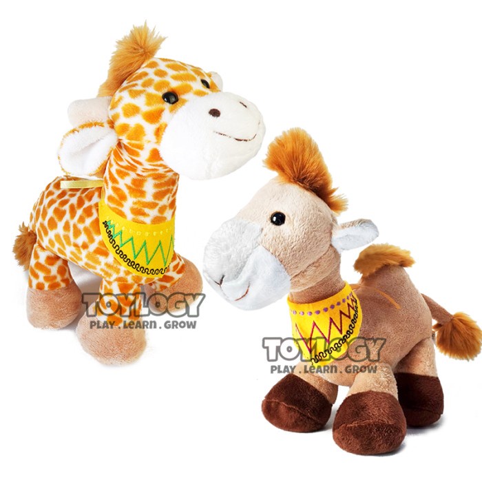 Boneka Anak Seulgy Marley Scarf Hewan Jerapah Unta Lucu Stuffed Plush Giraffe Horse Doll