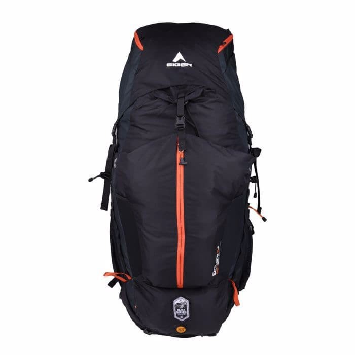 Terlaris Eiger Excelsior Black Borneo 75+15 Liter Carrier Original