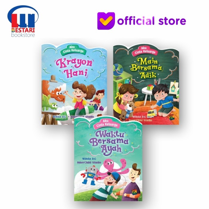 Terlaris Buku Cerita Anak Seri Aku Cinta Keluarga Bestari Kids