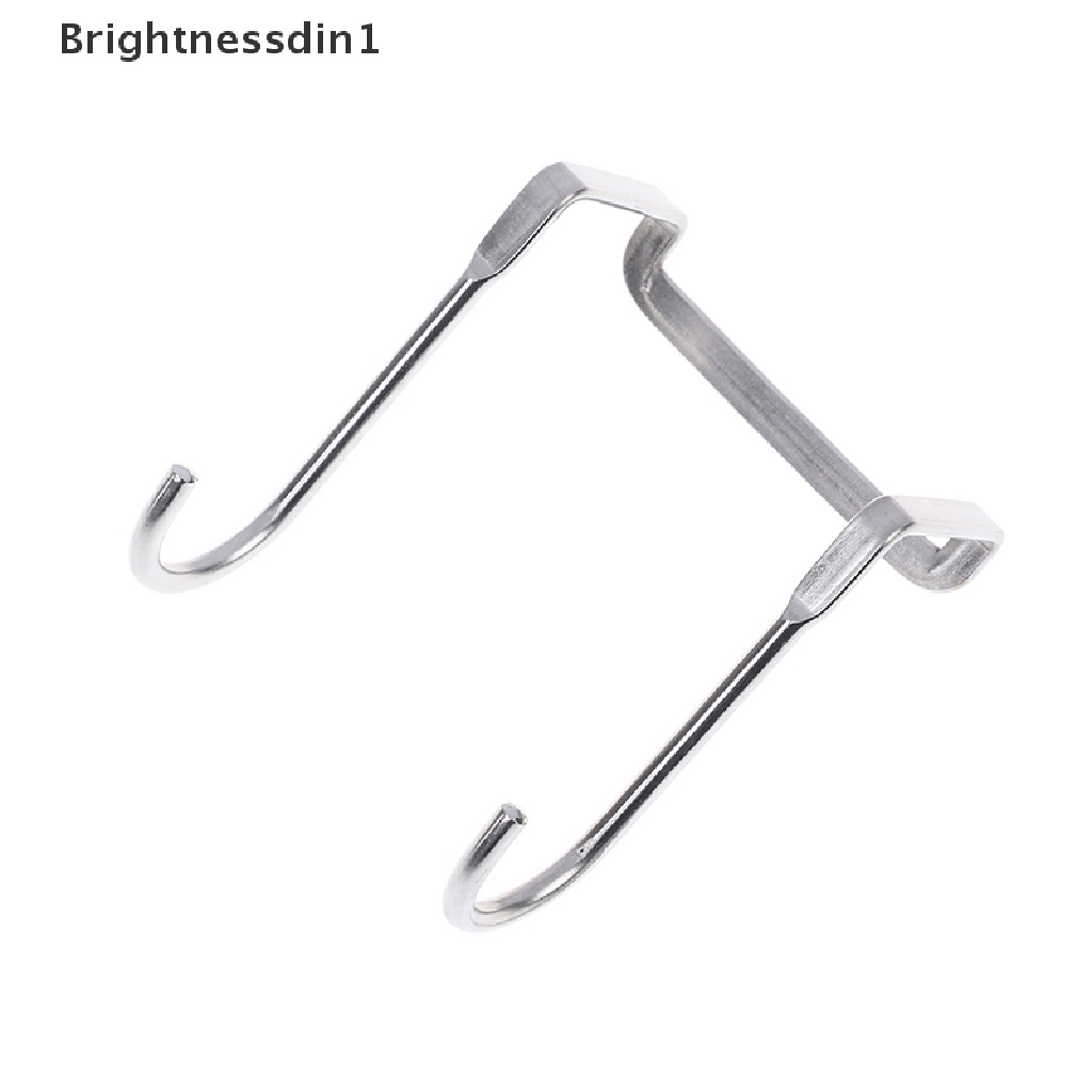 [Brightnessdin1] Stainless steel free punching door Tanpa Jejak Kait S-type door hanger Butik