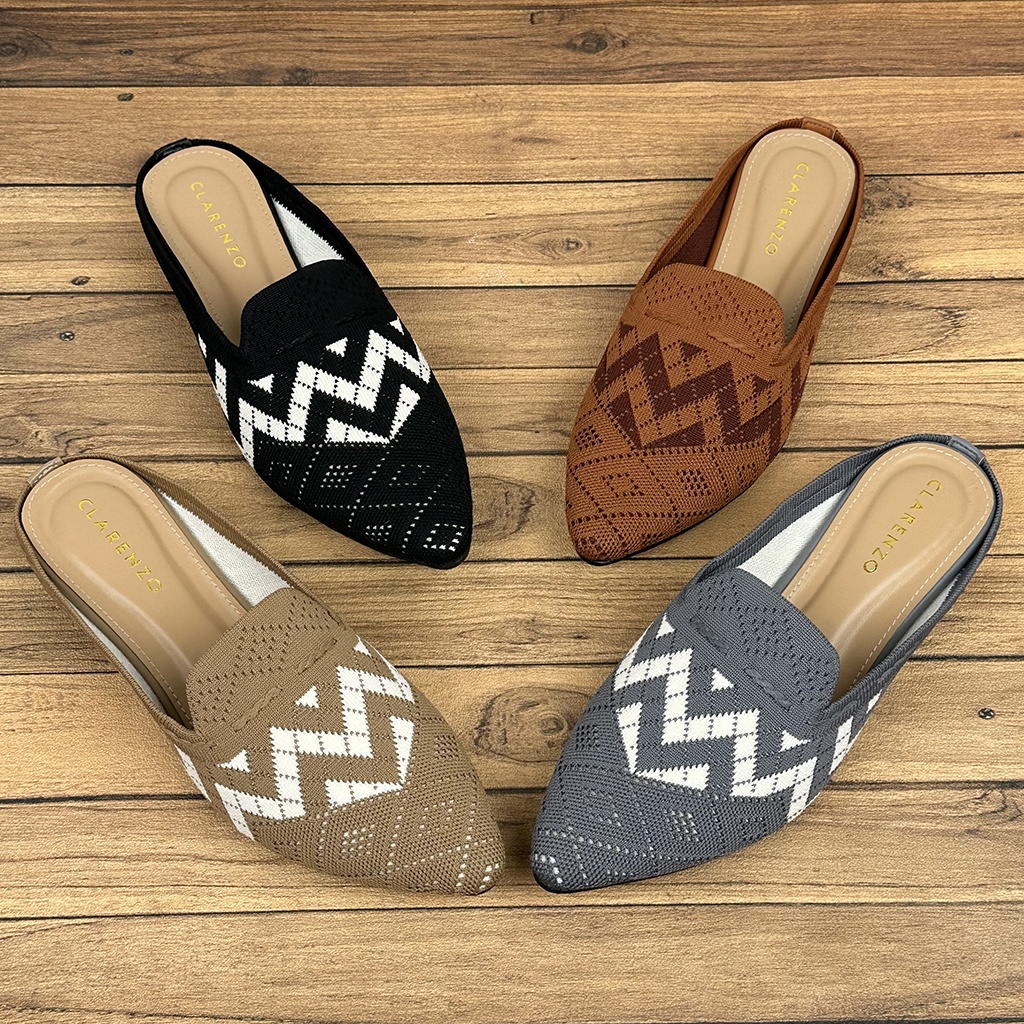 Sandal Mules Rajut RS02 2cm ~ CLARENZO