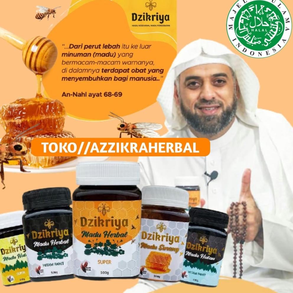 

rap01 MADU DZIKRIYA AZIKRIYA ZIKRIYA ADZIKRA Hutan Hitam pahit Herbal super Herbal Pahit sarang asli Murni 100% AGEN RESMI BEKASI .,.,