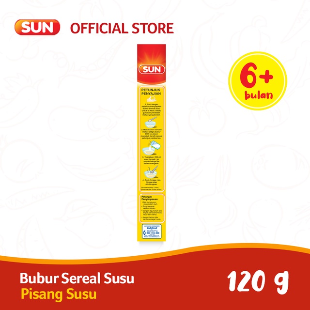 SUN MPasi Bubur Sereal Susu Pisang Susu