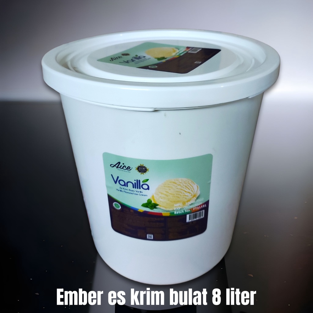 Ember es krim ice cream 8 liter bulat