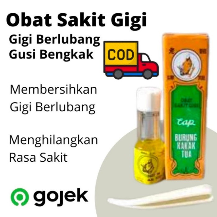 OBAT SAKIT GIGI CAP BURUNG KAKAK TUA