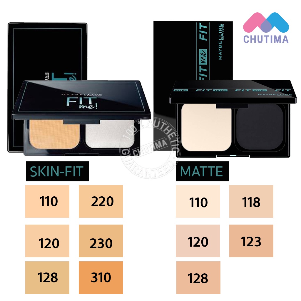 (READY &amp; ORI) Maybelline Fit Me Matte Poreless Pressed Powder Foundation BPOM